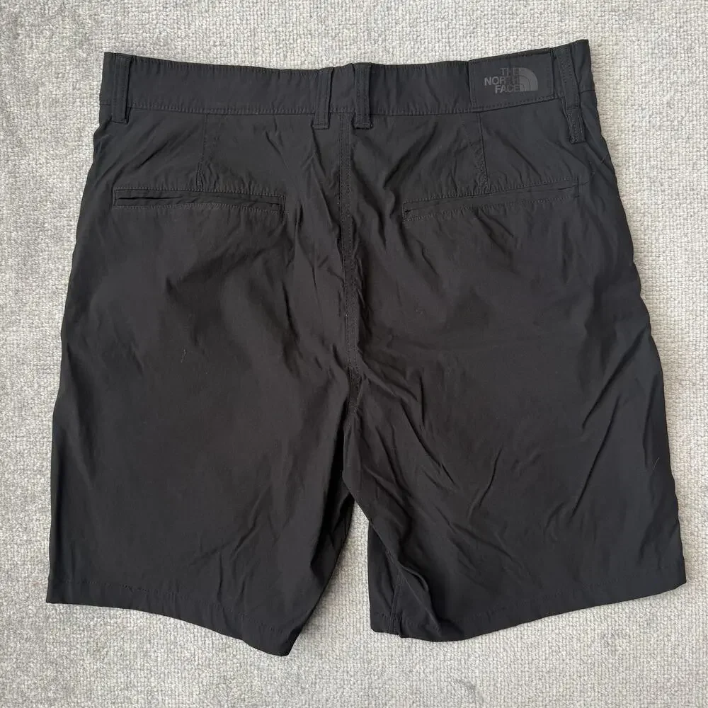 The North Face Shorts Mens 34 Black Quick Dry Stretch Hiking Travel Casual